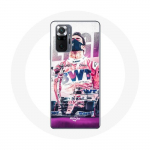 Coque pour Xiaomi Redmi Note 10 Pro Formule 1 Sergio P&eacute;rez Pilote automobile de F1