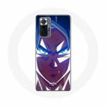 Coque pour Xiaomi Redmi Note 10 Pro Dragon Ball Goku Visage &eacute;nerv&eacute;