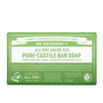 Dr. Bronner's Green Tea Pure Castile Bassoap 140g, 1 piece