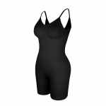 Kujundusr&otilde;ivad naistele Tummy Control Full Bust Body Shaper Seljata naistepesu tagumikku t&otilde;stev reied, &otilde;hem kehakuju S must