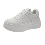 Platvorm Valged Kingad Naiste Uued K&otilde;igega Sobivad Kevad-Suvised Platvorm Vabaaja Suvised Tossud Kevad-S&uuml;gis &Uuml;hekihilised Kingad Ins Mood 35 valge