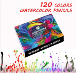 48/72/120/150/180 v&auml;rvid Professionaalne vees lahustuv pliiatsikomplekt Kunstnik maalib visandit puidust v&auml;rvipliiats Kooli kunstitarbed 120 water color