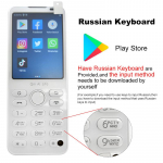 Qin F21 Pro nutikas puuteekraaniga telefon Wifi + 2,8 tolli 3 GB + 32 GB Bluetooth 5.0 480*640 Global Verison telefon RU keyboard Google