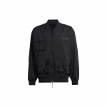 Adidas Originals Trefoil &Uuml;hev&auml;rviline Seisva Kraega Mitmetaskuline Jakk S&uuml;gishooaeg Meeste Jakk Must HK2745 S