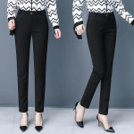 &Otilde;hukesed k&otilde;hnad k&otilde;rge v&ouml;&ouml;kohaga elastsed pliiatsp&uuml;ksid Suured naiste pahkluuni ulatuvad p&uuml;ksid vabaaja kevadkontori pidulik pantalon S must