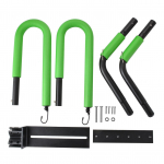 T&otilde;ukeratta/mopeedi surfilaua rack, kerge alumiiniumist surfilaua kandur spordiks &otilde;ues Type 1 roheline