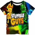 Stumble Guys M&auml;ng 3D Prinditud Laste T-s&auml;rk Laste R&otilde;ivad 3 kuni 12 aastastele Tees Vabaaja Topid R&otilde;ivad T&uuml;drukutele Poistele T-s&auml;rk 2024 140