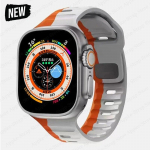 Silikoonrihm Apple Watchi rihmale ultra 2 49mm correa K&auml;ev&otilde;ru iwatchile 9 8 7 6 5 SE 4 3 2 1 44mm 40mm 41mm 45mm 38mm 42mm kellarihm 38mm 40mm 41mm
