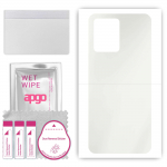 apgo MATTE Protective Skin Sticker for the back compatible with Realme 9 Pro Plus, Wrap Film, Hydrogel Film, Flexible, Soft TPU with positioning layer