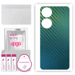 apgo Protective Skin Sticker for the back compatible with Honor 90, Wrap Film, Foil, Vinyl - Pattern Carbon Chameleon CAKA1