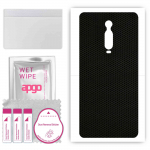 apgo Protective Skin Sticker for the back compatible with Xiaomi Mi 9T, Wrap Film, Foil, Vinyl - Pattern Matrix