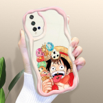 Armas koomiksimustriga kreemjas tekstuuriga korpus Lainelise servaga pehme silikoonkaanega telefoni&uuml;mbris Huawei Honor Infinix Tecno iPhone'i jaoks Honor 20 valge