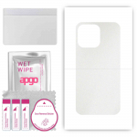 apgo Protective Skin Sticker for the back compatible with Cubot P80, Wrap Film, Foil, Vinyl - Pattern Matte Transparent