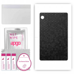 apgo skin sticker film foil vinyl for the BACK compatible with Huawei MatePad T8 LTE Kirin, scratch-resistant, easy to install - Black Honeycomb