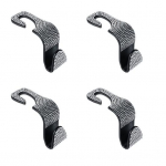 4 tk s&auml;delev auto rahakoti konksud mugav hoiulahendus Rhinestone loomingulised autokonksud kottide jaoks k&auml;ekotid 4pcs