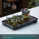 GIANXI 240ML Gaiwani tass Kodu Bambus Kiire &auml;ravooluga Hoiustamisvesi Teealus Hiina p&otilde;letusvastane Pueri tee Kung Fu teekomplekt Teapot set B