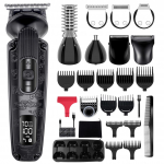 HATTEKER Hair Clippers 8 in 1 Beard Trimmer Kit for Men Cordless Hair Trimmer Set Multifunctional Hair Cutting Groomer Kit