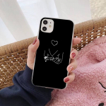 Line Art Simple Kiss Rose Sex Girl Body telefoni&uuml;mbris iphone 13 8 7 6S Plus X 5S SE 2020 XR 11 12 mini pro XS MAX jaoks 6plus or 6s plus