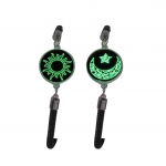 Helendav p&auml;ikesekuu armastajate punutud k&auml;ev&otilde;ru kalliskivi must reguleeritav roostevabast terasest romantiline klanitud k&auml;ev&otilde;ru k&auml;ev&otilde;rud ehted must