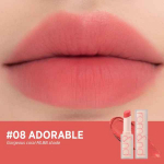 Rom&nd Zero MATTE LIPPLICK, P&uuml;siv, Jumestus, Kbeauty, Korea kosmeetika, n&auml;idis #08 Adorable
