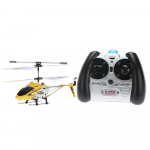 S107G R/C helikopter otsingutulega Kahekorruseline propeller Kaugjuhtimislennuk kollane