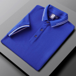 Suvine meeste l&uuml;hikeste varrukatega T-s&auml;rk Puuvillane &otilde;huke &auml;rirev&auml;&auml;riga meeste polos&auml;rk L