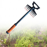 Garden Rake er for Efficient Removal 5 Claw kollane