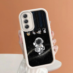 Pehme silikoonist ruudukujulise redeliga printimismustriga telefoni korpus T&auml;iskaanega kaamera p&otilde;rutuskindel kaitse kummist &uuml;mbris Samsungile Samsung A52 5G must