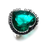 Green Tourmaline Gemstone Handmade 925 Sterling Silver Gift Ring Size 7.5 m0p13