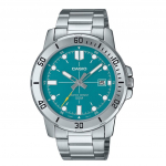 Casio Standard Analoog Roostevabast Terasest T&uuml;rkiissinine Ketas Kvarts MTP-VD01D-3E2V Meeste K&auml;ekell t&uuml;rkiissinine