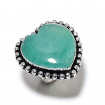 Natural Aquateen Gemstone Handmade 925 Sterling Silver Gift Ring Size 10 s8y49