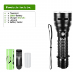 800m Sukeldumislamp 6000LM XHP120 Professionaalne veealune latern Akvalangiga sukeldumise taskulamp IPX8 veekindel sukeldumisvalgusti 26650 aku 26650 battery