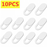 Veebikaamera kate katik magnet liugur plastikust kaamera kate iPadi tahvelarvuti veebis&uuml;learvuti kaamerale mobiiltelefoni objektiivid privaatsuskleebis 10 pcs valge