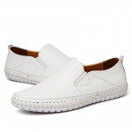 K&auml;sitsi &otilde;mmeldud nahast kingad Meeste vabaajajalatsid Mugavad meeste p&auml;tsid Mokassiinid Meeste jalan&otilde;ud 38 pruun