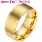 4mm 6mm 8mm s&auml;rav ja tuhm poola h&otilde;bedane titaans&otilde;rmus meestele ja naistele paaris&otilde;rmus 11