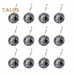 12 tk S-kujuliste metallist konksude komplekt Tugev kandev&otilde;ime Roostekindel Multifunktsionaalsed Teemantkujulised Dekoratiivsed Du&scaron;ikardina Konksud puhas