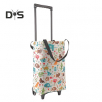 Ratastega toiduk&auml;ru Kokkupandav veerev ostukorv 2-&uuml;hes kokkupandav disain kaasaskantav kott Veekindel trepist ronimine Teleskoopk&auml;ru kandekott