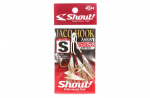 Shout JH-02 Jaco Hook Rigged Assist Rainbow Feather Suurus S (2) (8013)