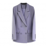 Naiste &uuml;likond, mantel, rev, pikkade varrukatega kaherealine, klapitaskutega &uuml;likonnajakk, &uuml;hev&auml;rviline, vaba sobivusega vabaaja &auml;ririietus M roheline