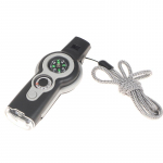7-&uuml;hes v&auml;litingimustes elluj&auml;&auml;mise vile v&otilde;tmehoidja kompassi luup LED-valgustermomeeter 10.8x4.5x2.5cm hall v&auml;rv