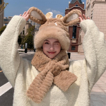 Naised S&uuml;gis Talvine Soe Paks K&otilde;rvakaitse M&uuml;ts K&uuml;&uuml;liku karusnaha samet &otilde;ues Kootud Bomber M&uuml;ts Armas Armas Lei Feng Bag Kael Integreeritud M&uuml;tsid One Size hall v&auml;rv