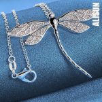 925 h&otilde;bedast kiili ripatsiga kaelakee Moodsad pulmaehted O-45CM