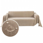 Veekindel diivanitekk Mitmeotstarbeline &uuml;hev&auml;rviline m&ouml;&ouml;bli kate Vastupidav kangas Tolmukindel kriimustusvastane Kodu elutoa sisustus L(180x230cm)