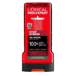 L'Oreal Shower Gel Relaxing Stop Stress MEN EXPERT, 4 pieces, 300ml red
