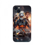 Coque Maniacase pouriPhone 15 Max Verstappen F1 art wallpaper