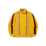 Li Ning X Bruce Lee koost&ouml;&ouml; Kung Fu seeria lai tikitud soonikuga manseti ja lukuga vabaaja jakk meeste jakk tseloonikollane AFDT879-2 L