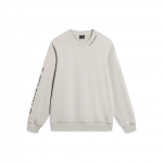 Li Ning spordielustiili seeria kirjatr&uuml;kiga fliisist vabaaja pullover-s&auml;rk unisex s&auml;rk paju-hall AWDTB37-1 S