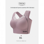 &Otilde;mblusteta Push-Up spordirinnahoidja: Suures suuruses p&otilde;rutuskindel, ilma terasr&otilde;ngata, lai k&uuml;lgtugi naistele L (100-120 lbs, 80BCD)