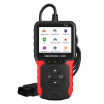 Mootori kontrolls&uuml;steemi koodilugeja Aku tester Mitmekeelne tugi T06 Autotarvikud Koodide lugemine/kustutamine OBD2 skanner Auto diagnostikavahend Black black