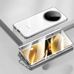 360 metallist t&auml;iskaitsega karastatud klaasist &uuml;mbris Vivo X200 Pro X200pro p&otilde;rutuskindel kaitseraua tagakaas Vivo X 200 X100 Pro jaoks For Vivo X200 Pro